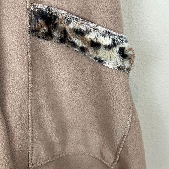 NWT Le Moda Vintage 80s Long Camel Cardigan Vest Shawl; Size S-L - Picture 6 of 10